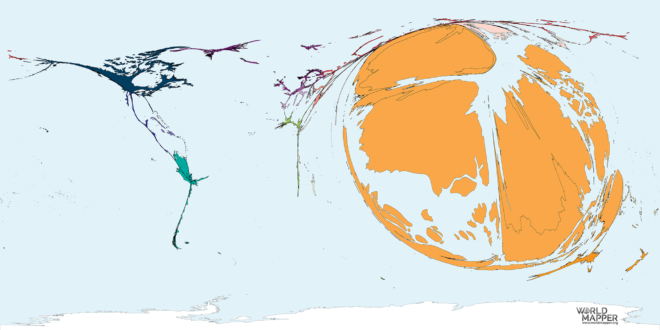 Spread of the Min Language 2005